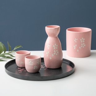 陶瓷白酒杯小酒杯烈酒杯小号一两一口杯酒盅温酒壶家用餐厅烫酒壶