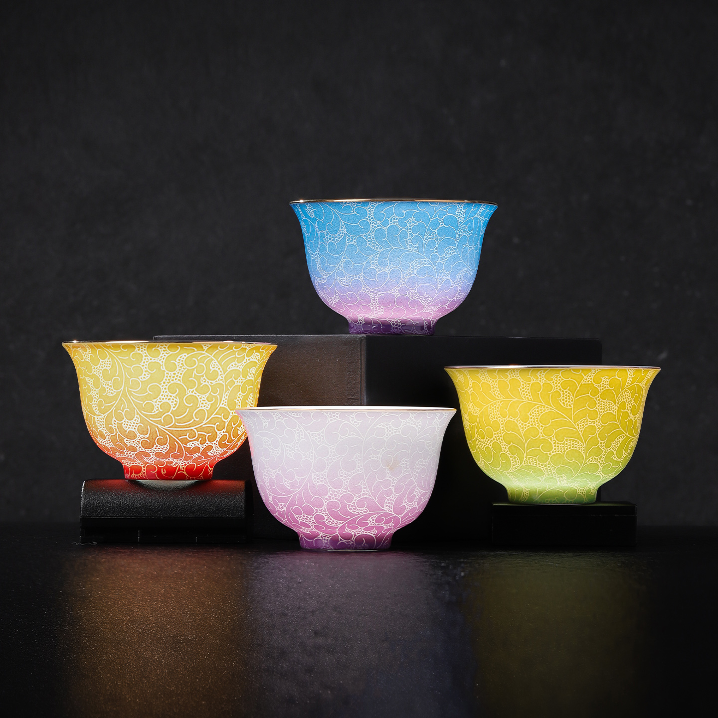 景德镇官方陶瓷单个茶杯