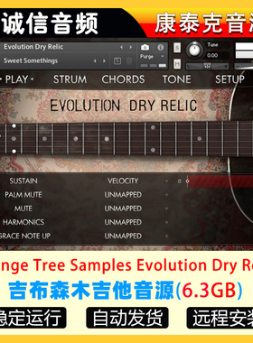吉布森木吉他音源-Orange Tree Samples Evolution Dry Relic