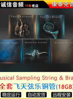 5套飞天弦乐铜管全套音源Musical Sampling Soaring Strings音源