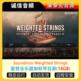 霍普金乐器加权琴音源Soundiron Weighted Strings 康泰克音源