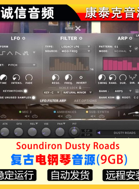 Fender Rhodes复古电钢琴音色库-Soundiron Dusty Roads