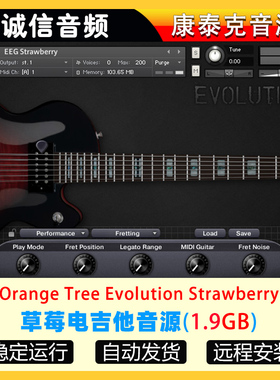 草莓电吉他音源 Orange Tree Samples Evolution Strawberry