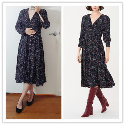 思思美代彩色小点peony连衣裙