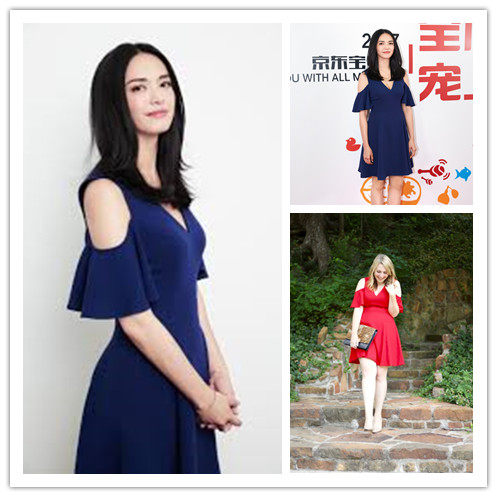 思思美国代购club monaco夏季新品Pernille连衣裙姚晨明星同款