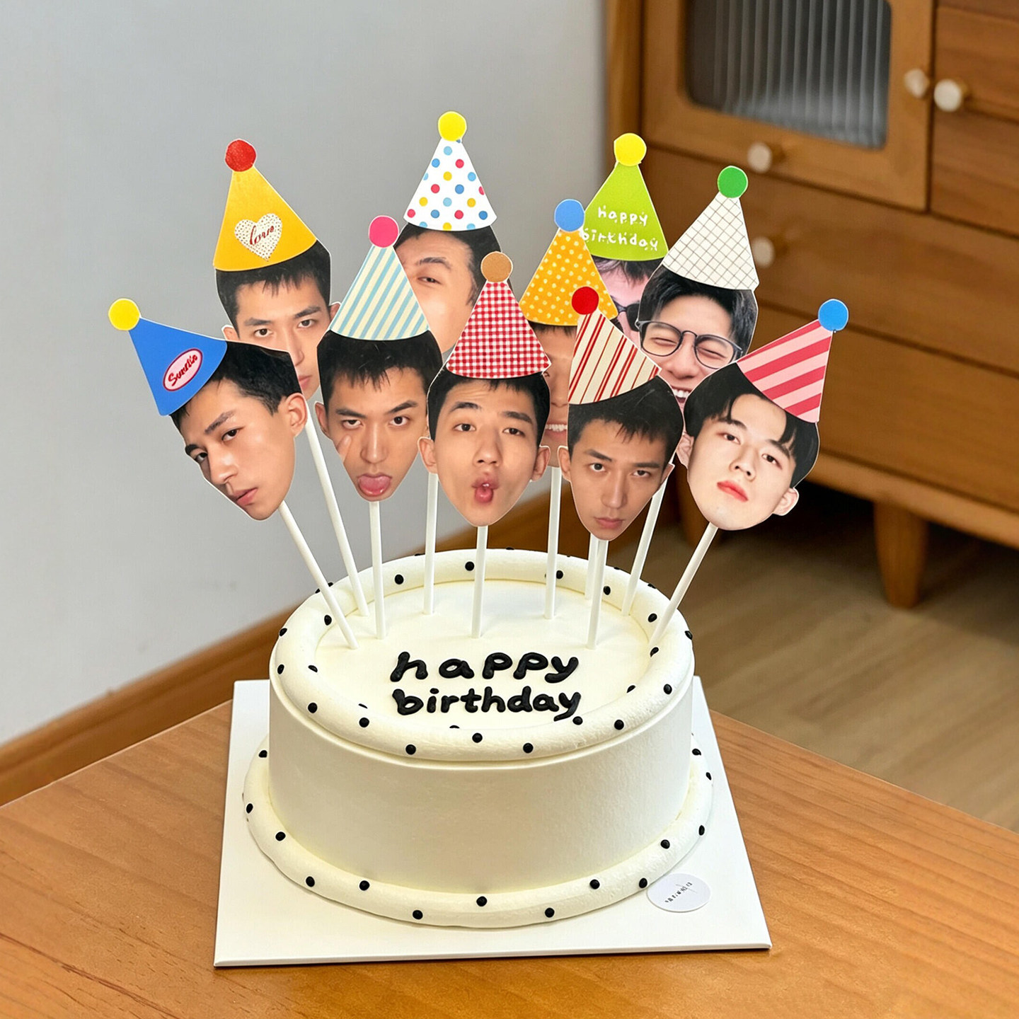 网红生日帽头像照片定制插件