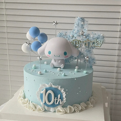 玉桂狗大耳狗布丁狗公仔摆件