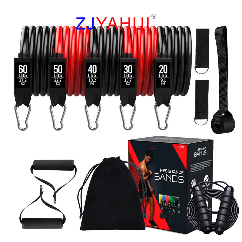 12件多功能阻力运动套装拉力绳健身拉力带弹力绳11件套拉力器厂家,运动/瑜伽/健身/球迷用品,握力器,淘宝优惠券,粉丝福利购,淘宝优惠卷