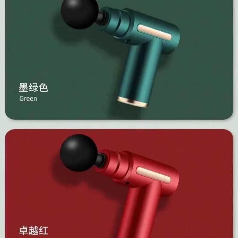 跨境迷你筋膜枪按摩器 肌肉放松震动按摩 小型冲击枪按摩仪