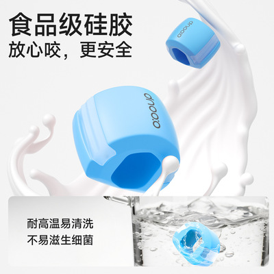 跨境 jaw exerciser脸部咬肌硅胶锻炼器塑脸咬肌球下颚训练器按摩