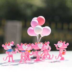 汽车摆件车载可爱粉红豹