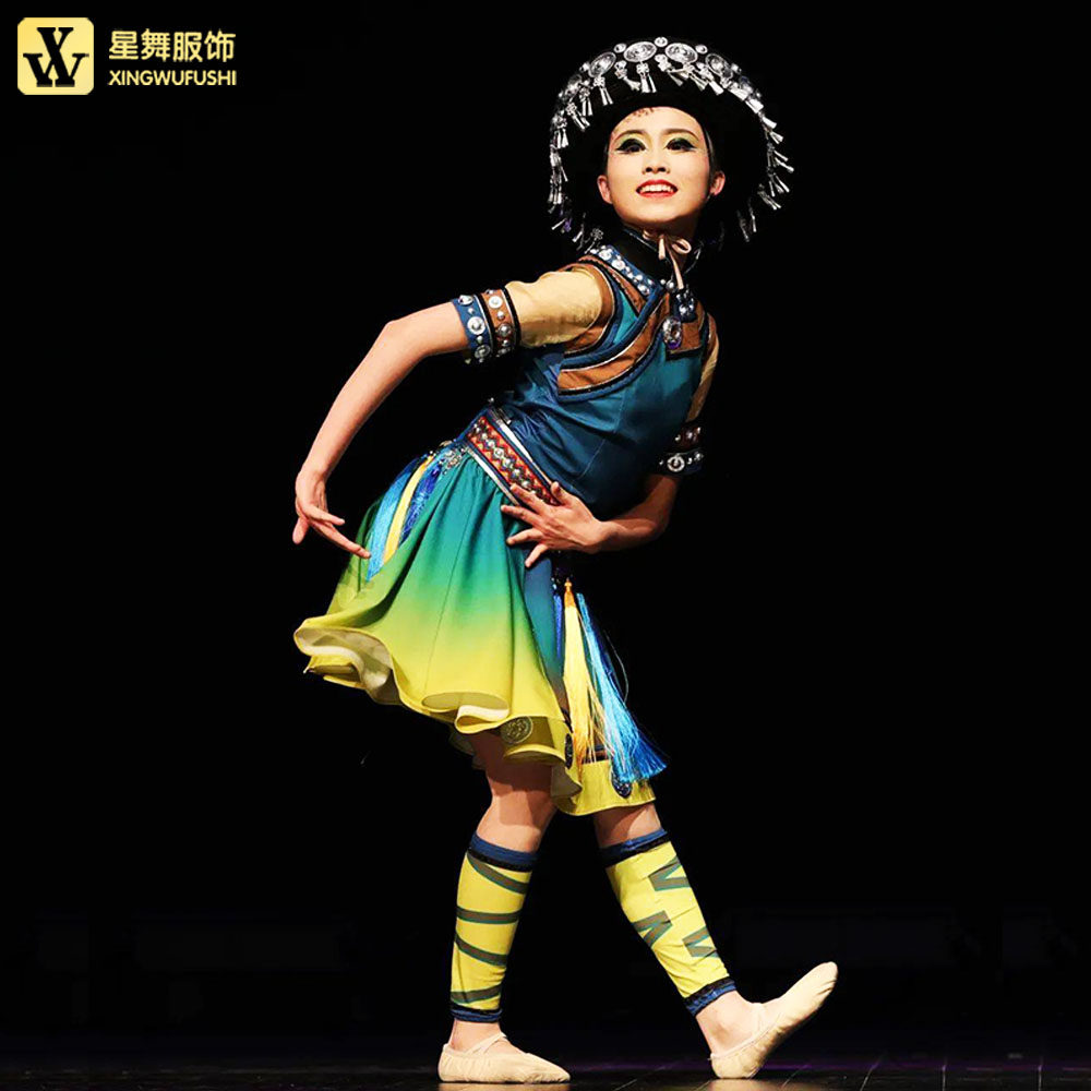 丽树舞蹈服装桃李杯傣族服