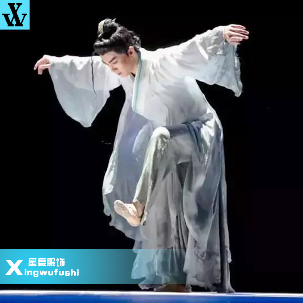 妙笔千山舞蹈服渐变表演服