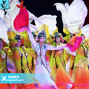 春晚舞蹈戏曲服装百花争妍租赁定制花旦梨花颂京剧戏服舞蹈演出服