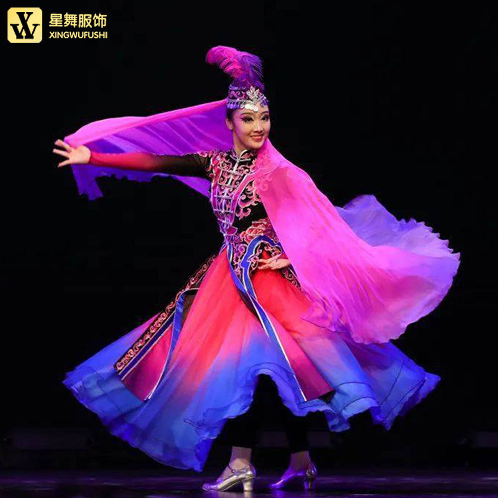 新疆舞蹈美丽的阿依汗艺考服