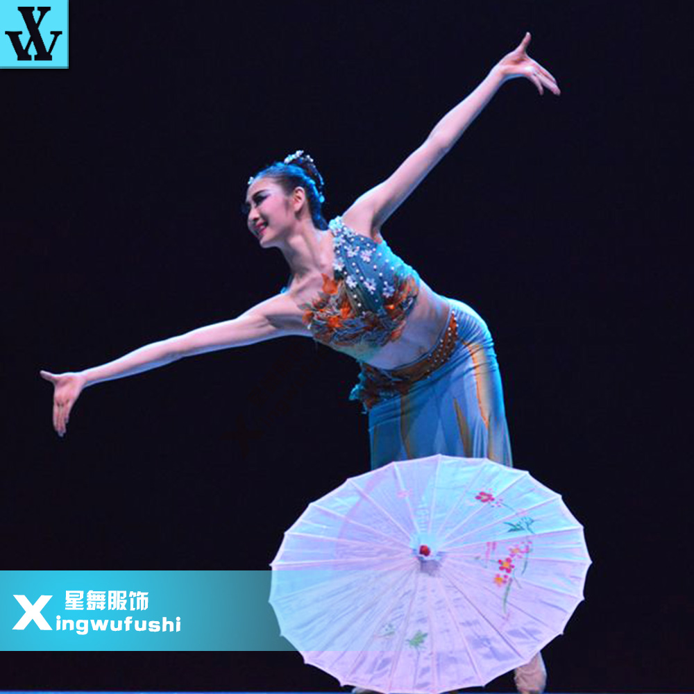 滇南映少舞蹈服装傣族油纸伞艺考