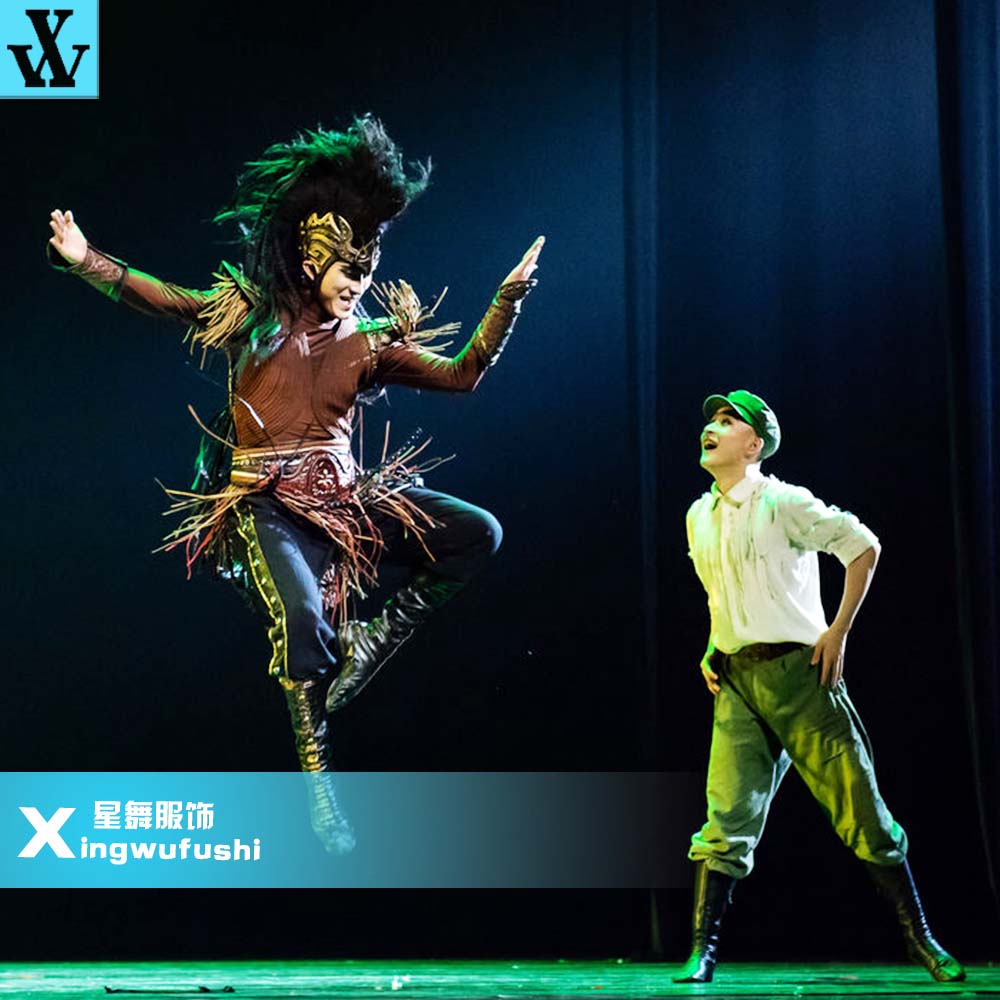 蒙古舞蹈战马军人壮志草原情怀骑兵舞蹈演出服爱国情怀战马舞台剧