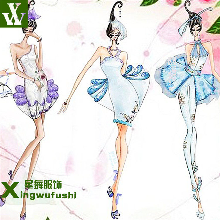 艺考舞蹈服装设计定做专拍来图定制舞台服装定制艺考演出服定做