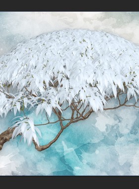 大尺寸高清分辨率设计素材 花朵 植物树木K6-57