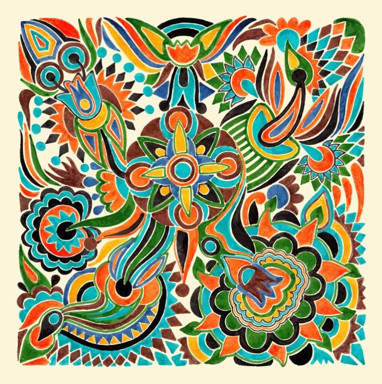 大尺寸高清分辨率设计素材 JPG 手绘民族风K1-93,商务/设计服务,设计素材/源文件,淘宝优惠券,粉丝福利购,淘宝优惠卷