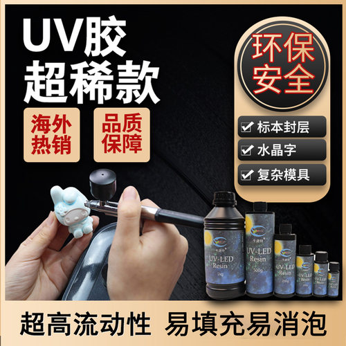 高流动卡速特环保快干超稀uv胶