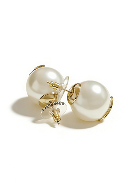 大珍珠c耳钉耳夹合集Jennie新品经典复古百搭气质包邮中古风名媛