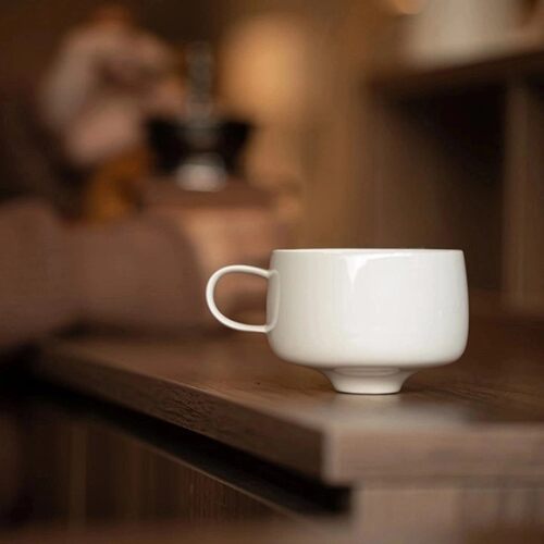 又左见右日式简约陶瓷咖啡杯