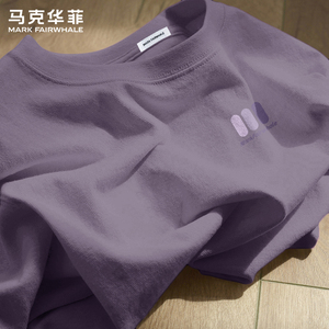 马克华菲男士纯棉短袖T恤亲肤