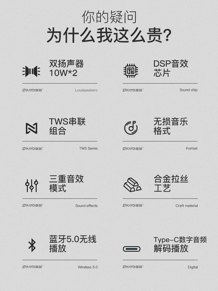 RAIDEN S9 BLUETOOTH 오디오 서브우퍼 차량용 컴퓨터 데스크탑 노트북 거실 홈 무선 데스크탑 스피커