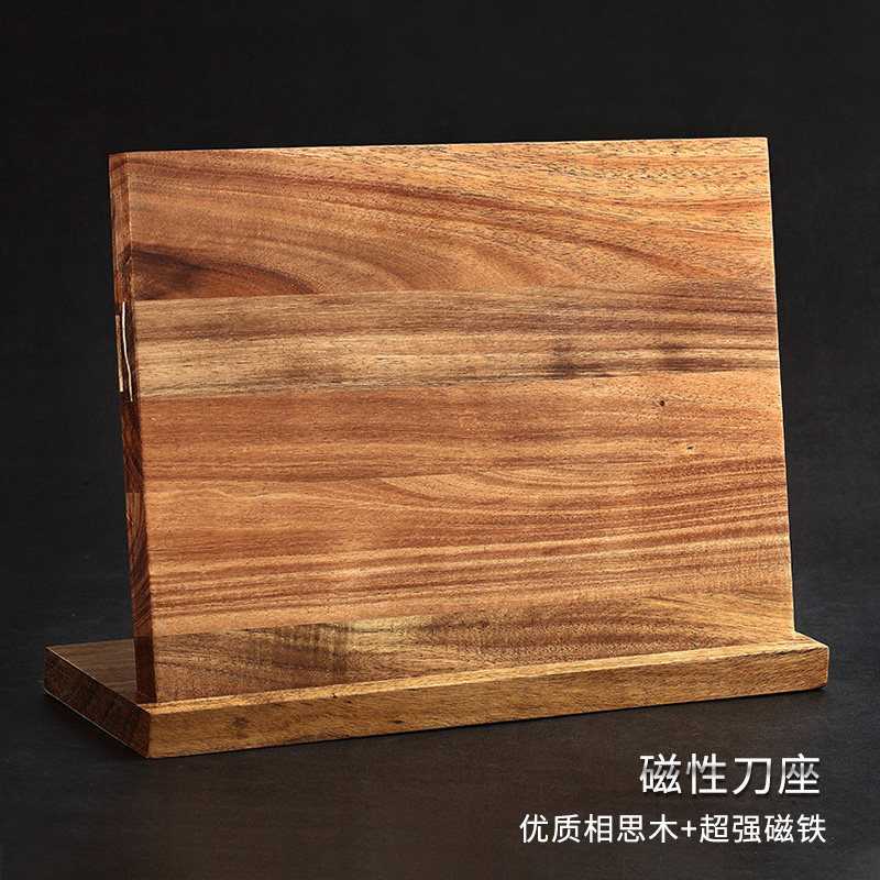 信作实木创意家用强吸力菜刀图片