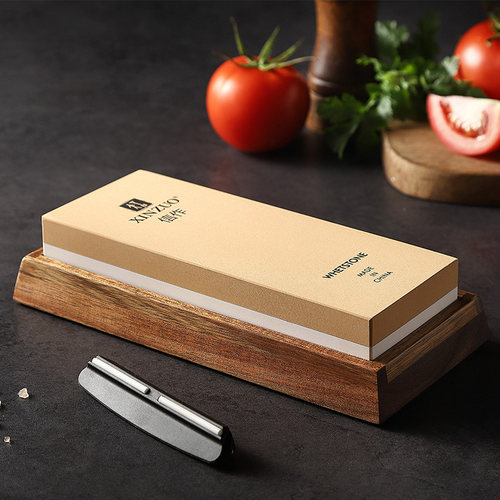 信作专业磨刀石白刚玉双面油石