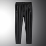 冰丝休闲裤男2025夏季男装跑步健身运动裤男士加肥大码网眼空调裤，女装休闲裤，星座1712-3