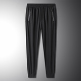 冰丝休闲裤男2025夏季男装跑步健身运动裤男士加肥大码网眼空调裤，女装休闲裤，星座1712-3