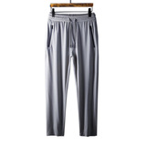 ins韩版潮流冰丝休闲裤男夏季薄款网眼速干运动裤宽松百搭九分裤，女装休闲裤，星座1712-3