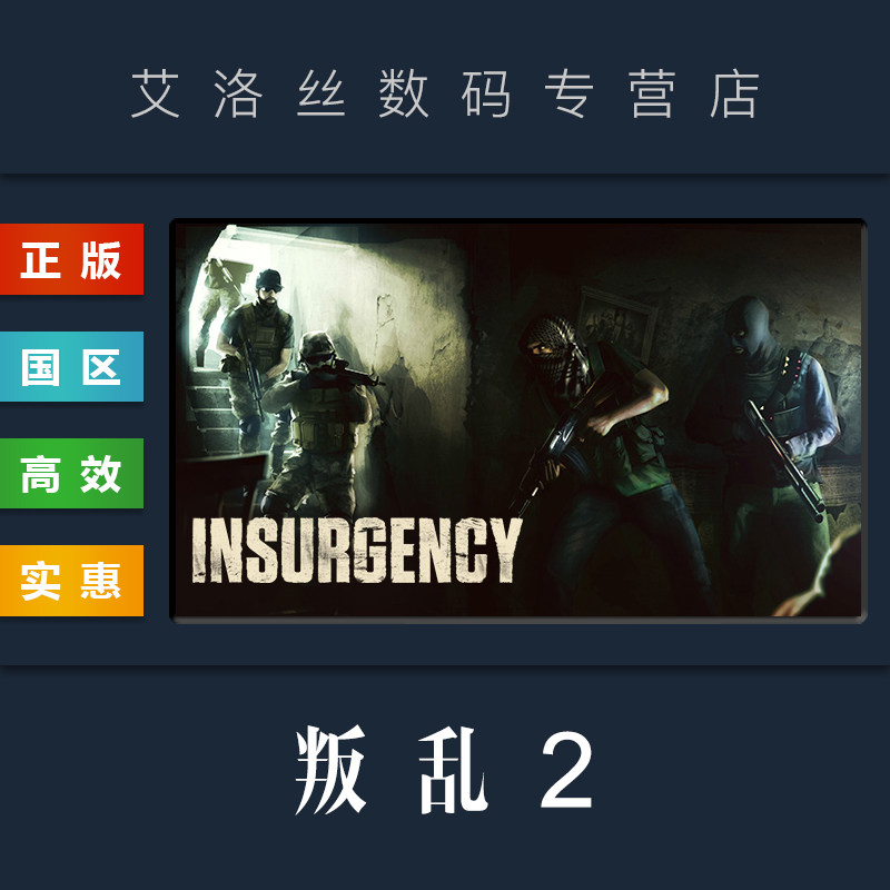 pc中文正版 steam平台 国区 联机游戏 叛乱2 insurgency 叛变2