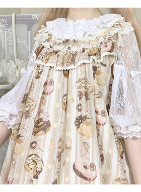 【现货】樱桃甜心2.0内搭-Lolita百搭蕾丝衬衫