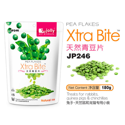 兔兔窝 JOLLY天然青豆片180g  小宠物零食 兔子龙猫天竺鼠 JP246