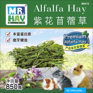 MR.HAY草先生紫花苜蓿草 850g 兔粮豚鼠龙猫粮荷兰猪饲料干草牧草