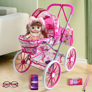 2025新品儿童玩具推车带娃娃宝宝加强小推车手推车女孩童生日礼物