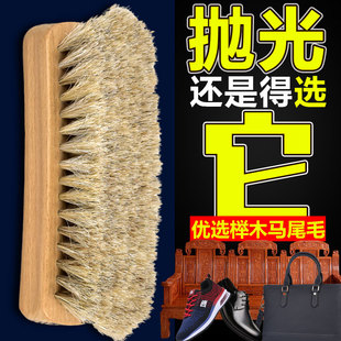 油刷 鬃毛大刷子软毛刷打蜡抛光清洁卫生红木刷马鬃刷榉木刷鞋