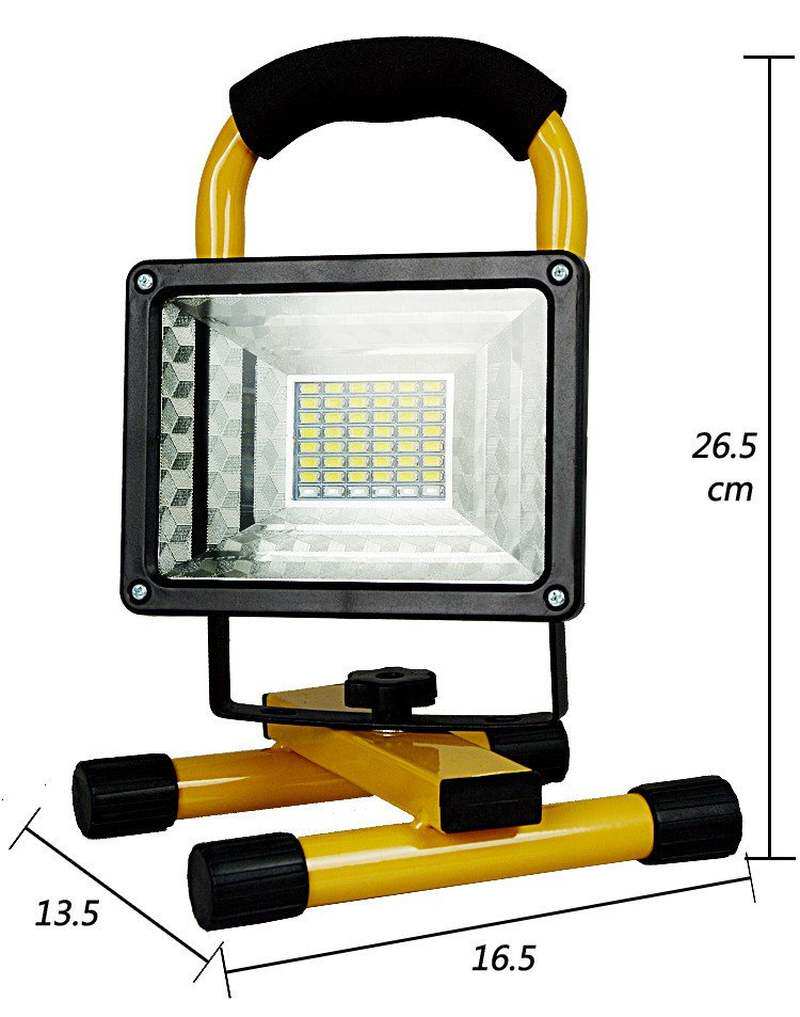 可式充电led灯便携投光工地超亮夜间工作户外施工照明灯强光
