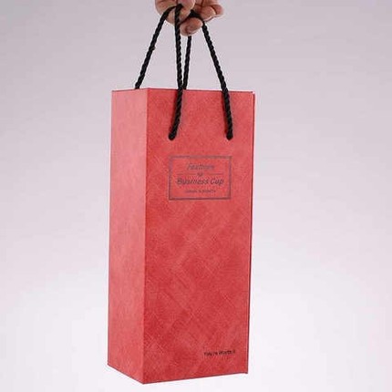 1保温杯包装袋杯子礼盒包装盒手提袋空盒子单个长方形ins风商务。