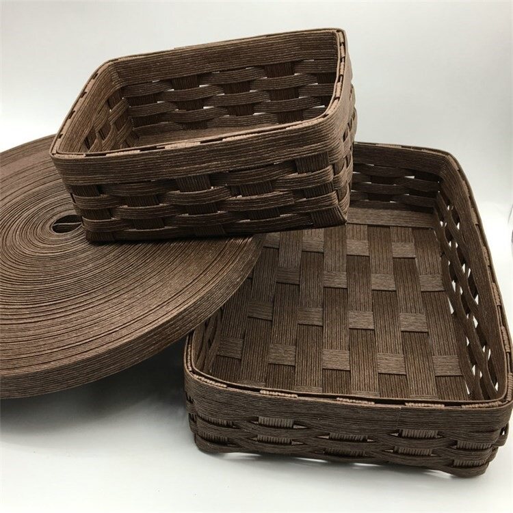 手工编织篮子藤编材料包ins风花艺材料