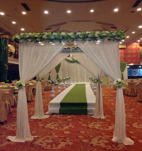 婚庆道具四角亭喜亭方亭婚礼仪式亭架子纱幔新款结婚公主许愿花亭