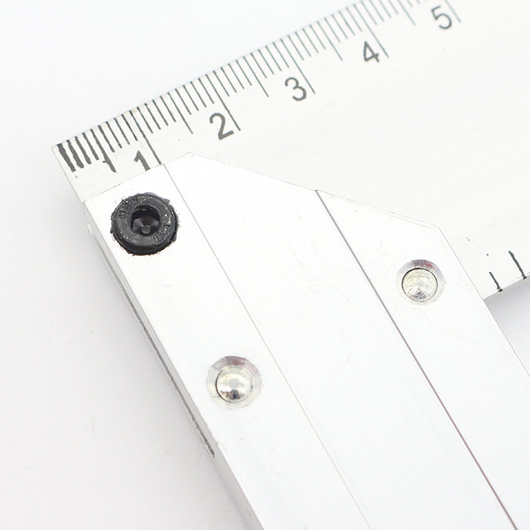 专业木工90度角度尺铝座尺装修加厚拐尺250mm300mm水平铝合金直角