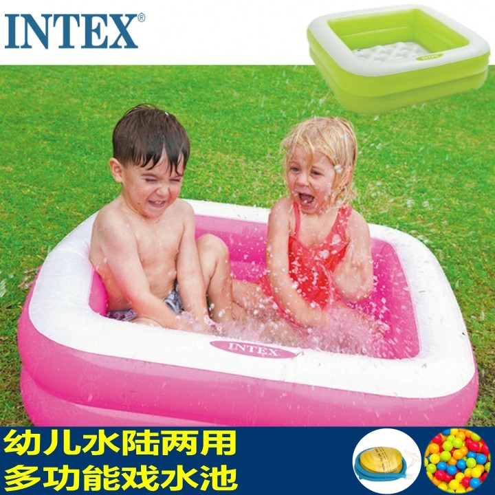 intex加厚耐磨婴幼儿浴室钓鱼池