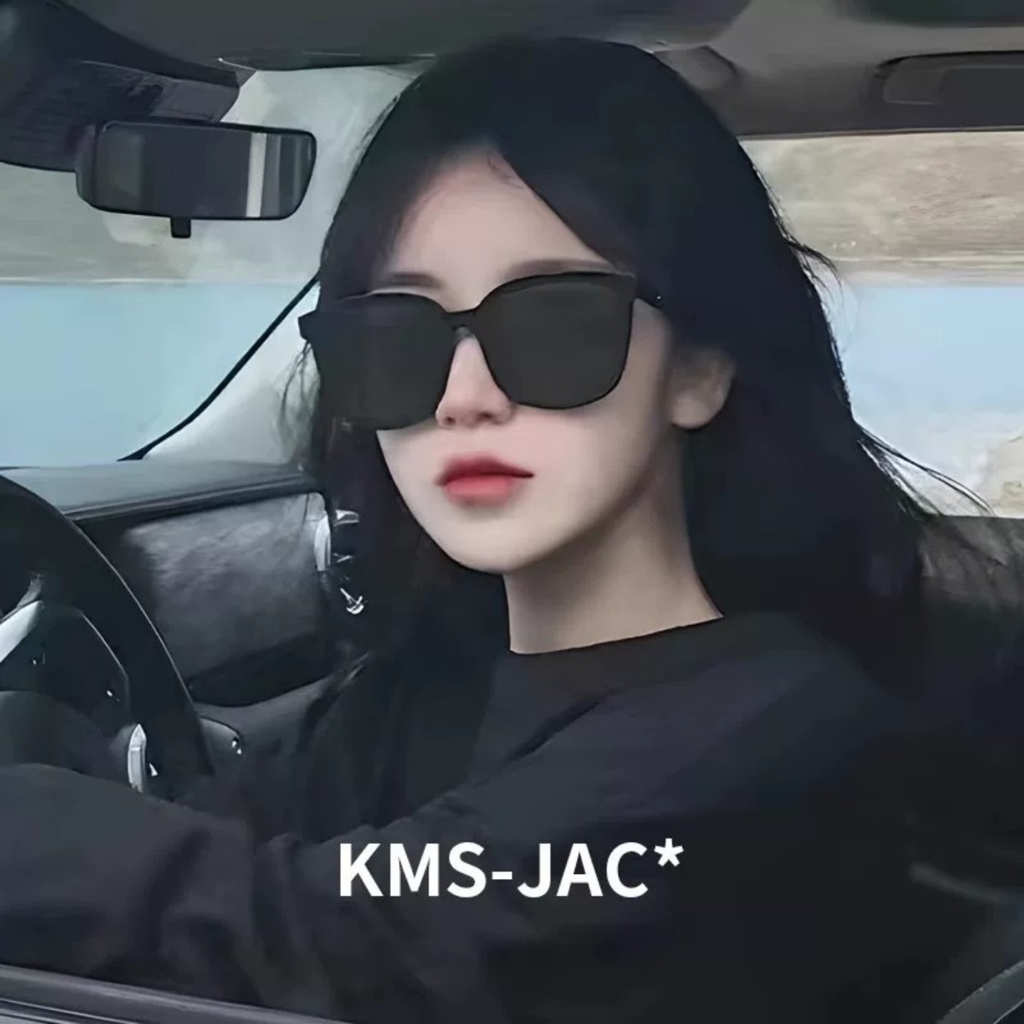 gm墨镜女款2026新款防紫外线高级感开车专用jacki网红墨镜太阳镜