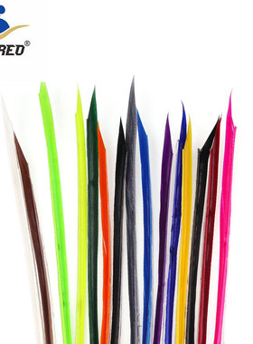 Wifreo 多色火鸡单边撕羽 火鸡主羽 腹结 翅膀羽毛Turkey biots