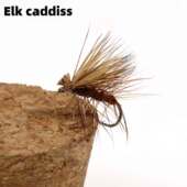 浮水飞蝇 6枚装 淡水溪流微物路亚拟饵 鹿毛石蚕蛾 Elk Caddiss