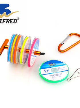 Wifreo飞钓路亚子线夹 多功能串联携带肩挂式线盘 附彩色识别线盘